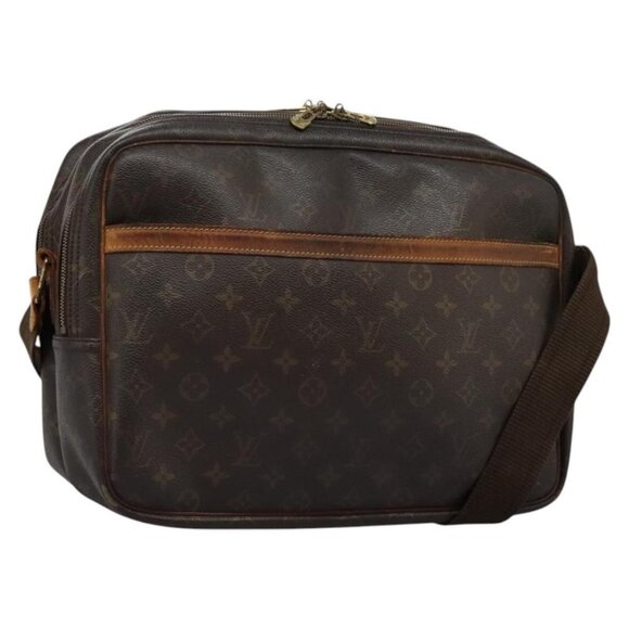LOUIS VUITTON Monogram Reporter GM Shoulder Bag M45252 LV Auth sw074 - Picture 1 of 16